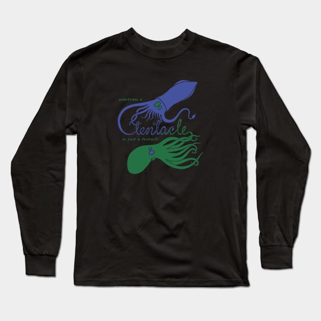 Just a Tentacle Long Sleeve T-Shirt by happyholiday